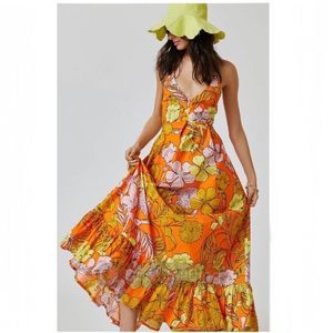 Plenty by Tracy Reese Floral Maxi Dress size M